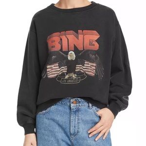 Anine Bing Vintage Eagle-Graphic Sweatshirt